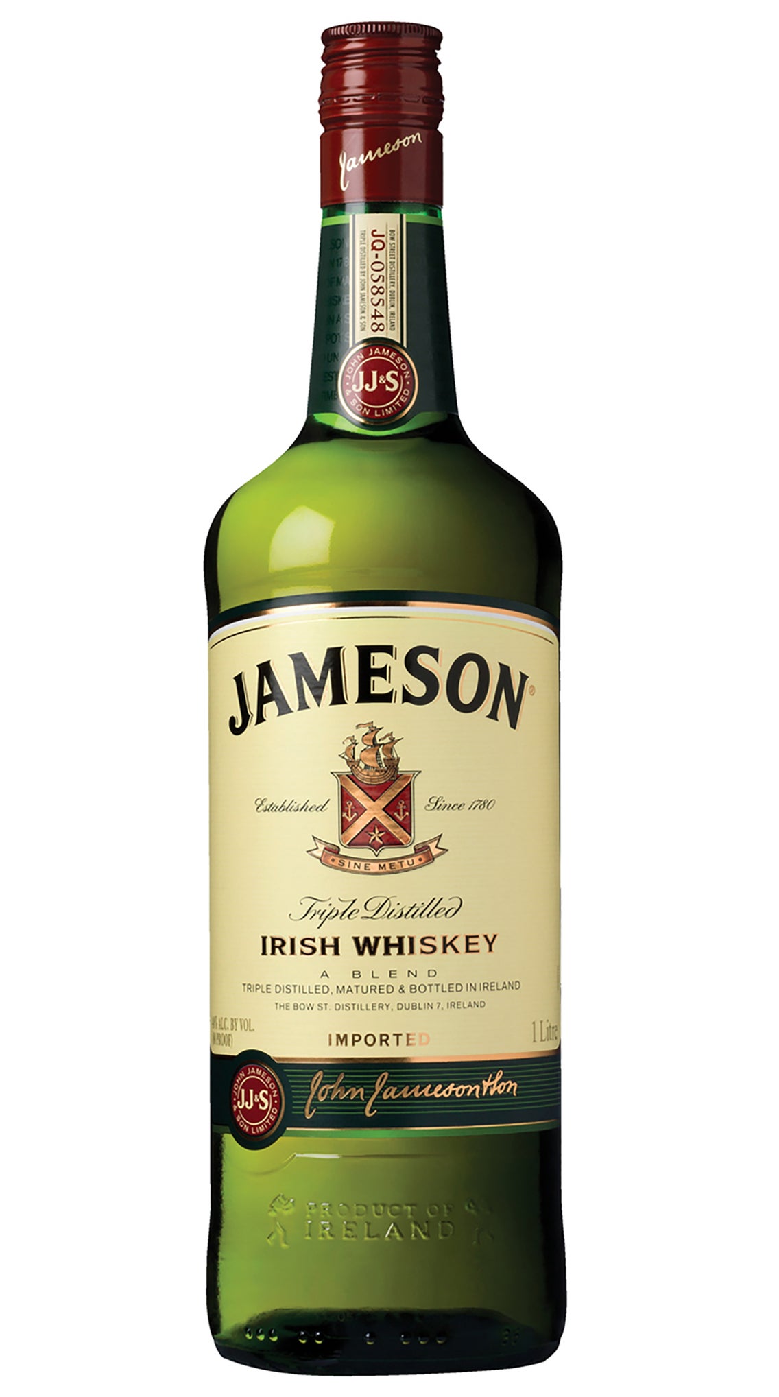 Jameson Irish Whiskey 1 Litre Bottle Fine Wine Delivery